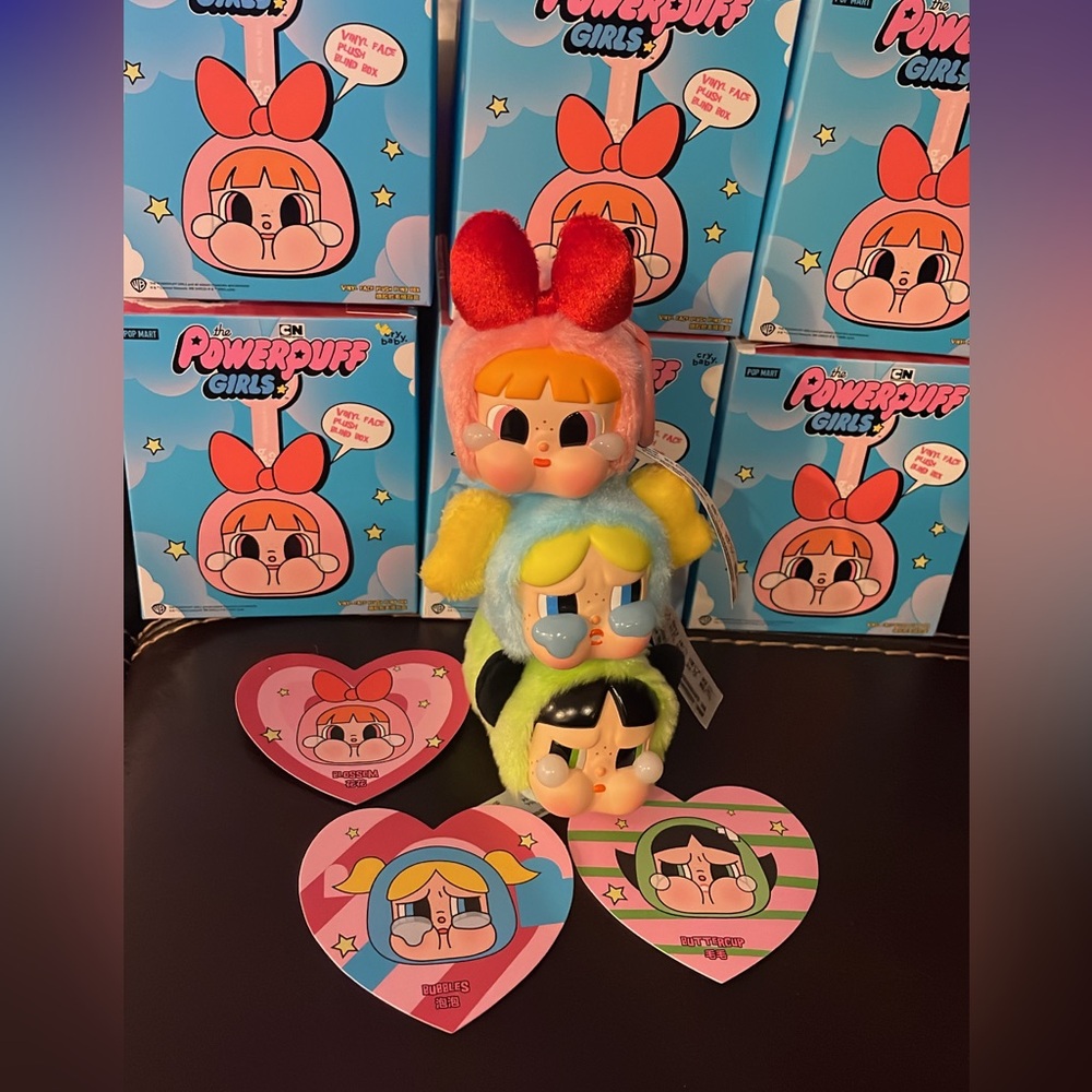 Power puff girls bag charms from POPMART